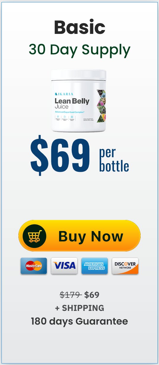 Ikaria Lean Belly Juice 1 bottle